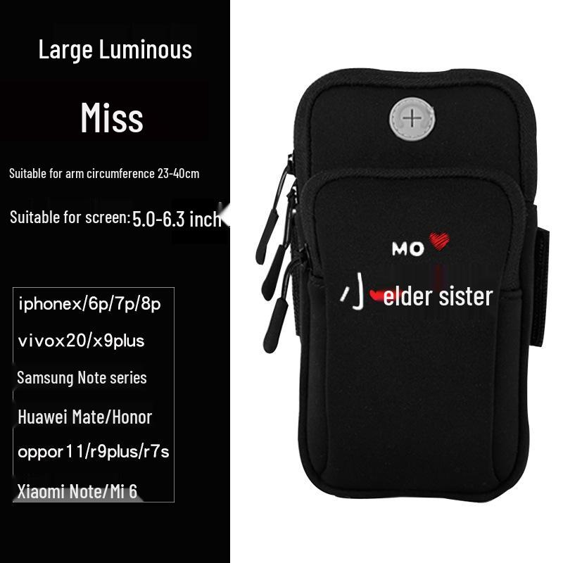 Waterproof Unisex Running Armband - Lightweight Sports Wrist Phone Pouch