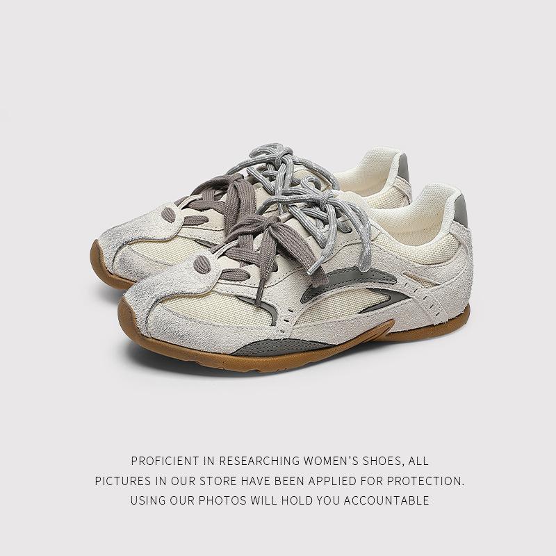 Fengliya Breathable German Training Shoes Women'S Soft Soles Retro Super Fire Forrest Gump Shoes Flat Soles