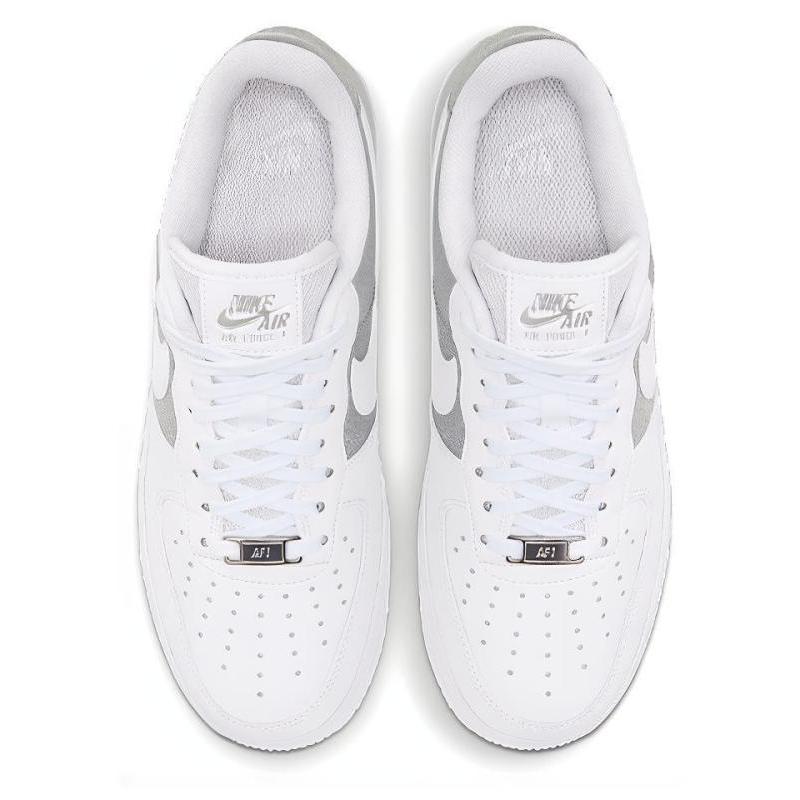 Nike Air Force 1 Low 07 White Metallic Silver Women's Sneakers DD6629-100