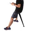 Taburete Plegable Portátil para Exteriores para Viajes y Hacer Cola - Silla Telescópica y Compacta