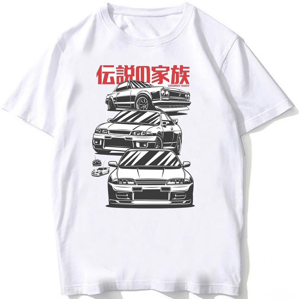Harajuku JDM Legend Car T-Shirt Summer Men Short Sleeve Drive The Janpan Cars Sport TShirt Cool Boy Driver Race Casual TeesTops