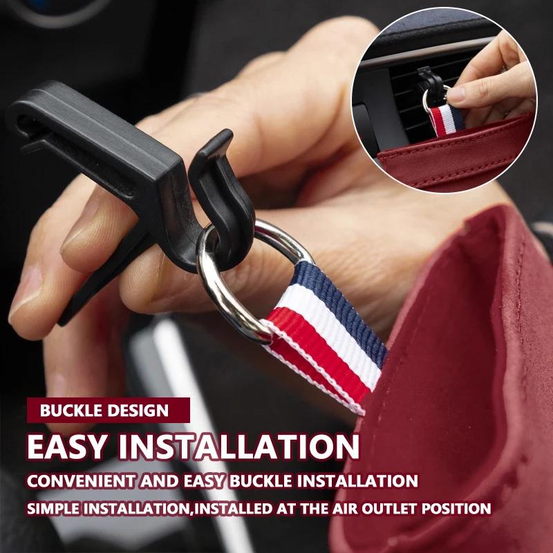 Car Outlet Vent Tidy Box Coin Bag Storage Pocket Hanging Organizer For Citroen C4 C3 C5 C1 C2 C6 VTS C4L DS3 DS4 DS5 Grand aia256