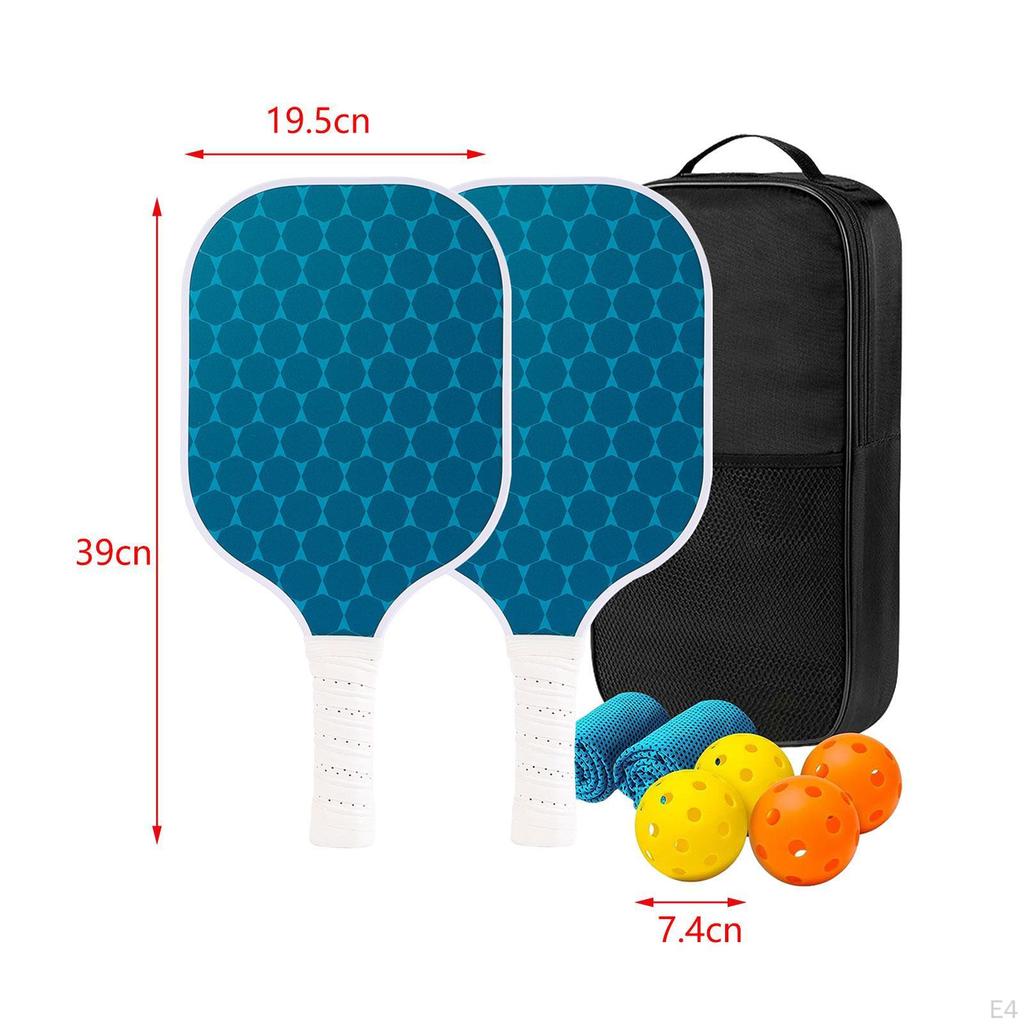 Pickleball Paddles Ball and for Tournament Indoor Outdoor without Towels