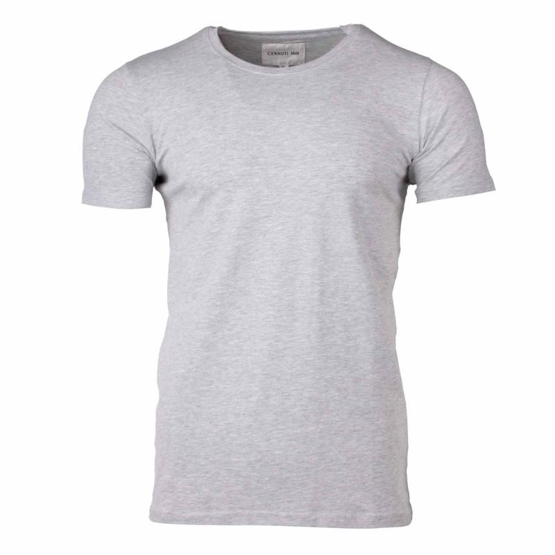 Men's Plain Round Neck T-shirt CERRUTI