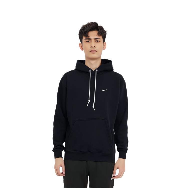 Nike Solo Swoosh-logo drawstring hoodie DX1356-010