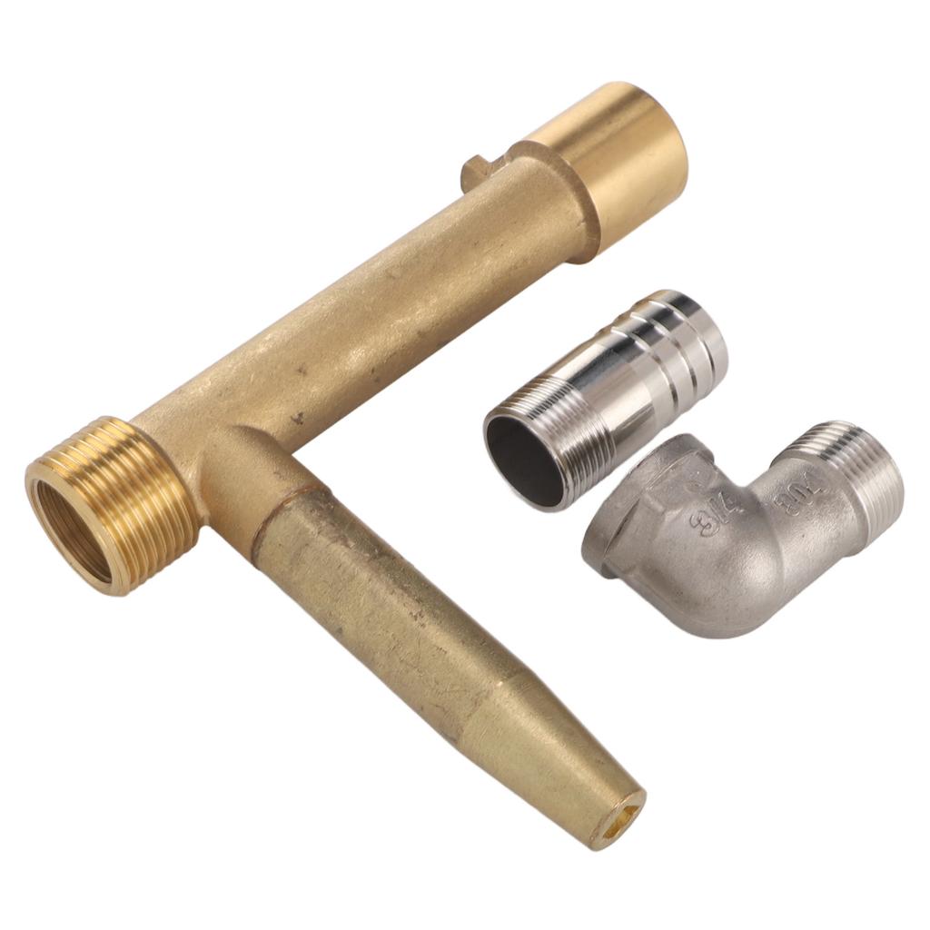 Quick Connect Valve Wrench, Brass and Stainless Steel G1 Male Thread Irrigation Valve, Efficient Water Distribution for Outdoor Gardens,