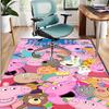 Cartoon animation Pattern Rug, Indoor/Outdoor Mat, for Picnic, Gameroom, Bedroom, Office, Living Room, Home Decor Carpet, Birthday Gift