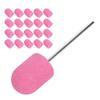 Nail Sanding Band Drill Bit Nail Art Polishing Sanding Cap Set Accessory (10 x 15mm)