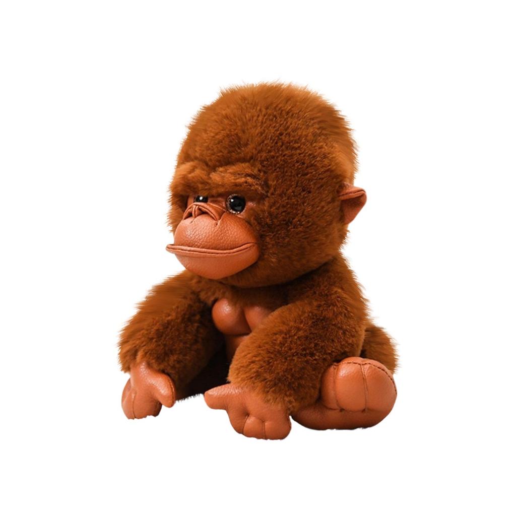 Plush Stuffed Monkey Toy Soft Animal Doll Cuddly Plushie Figure for Kids and Adults Perfect for Bedroom Living Room Decor