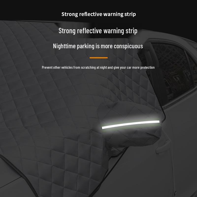 Thickened Magnetic Car Windshield Snow Cover & Frost Protection Sunshade