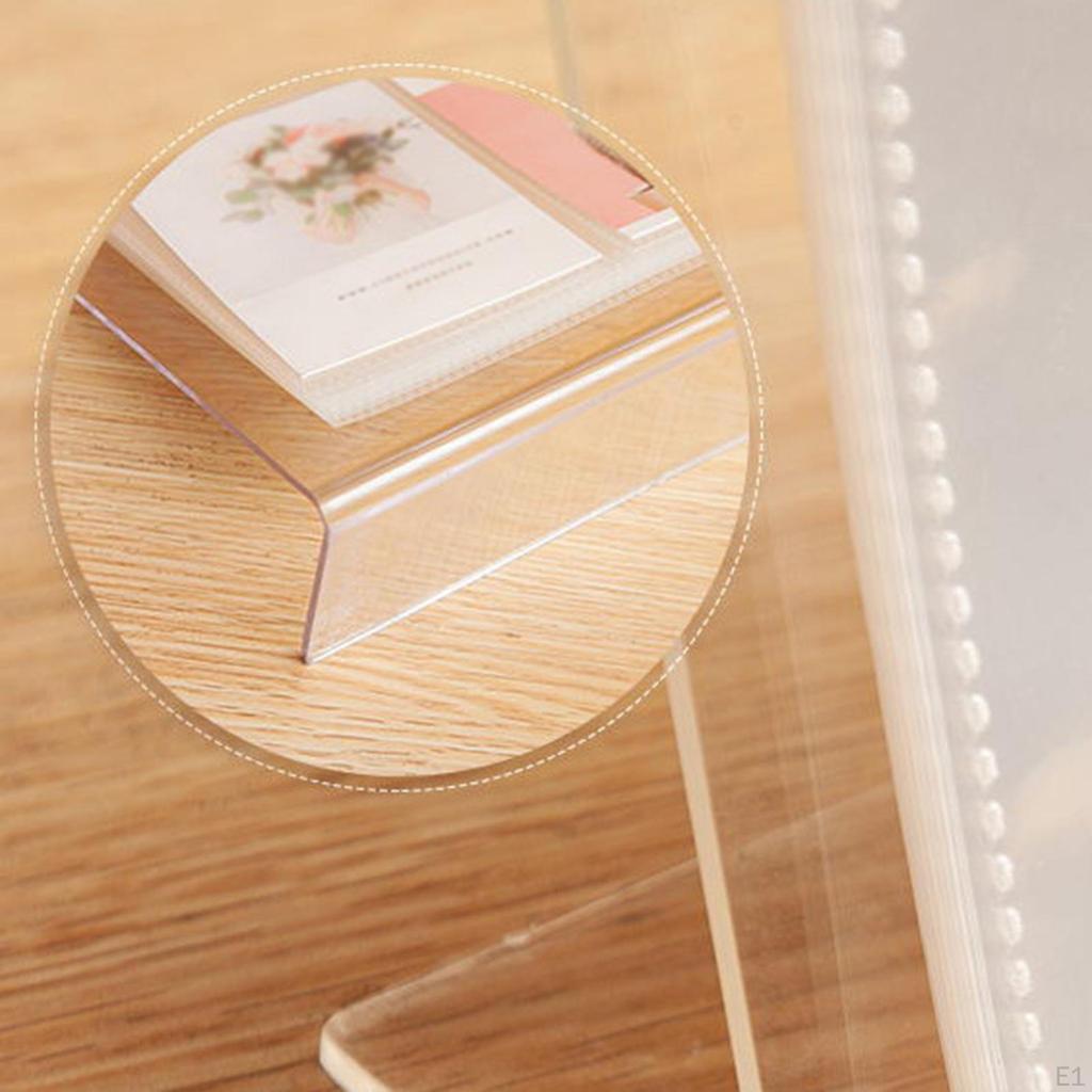 Desktop Acrylic Photo Album Clear Flip Display Scrapbook Tabletop Picture for