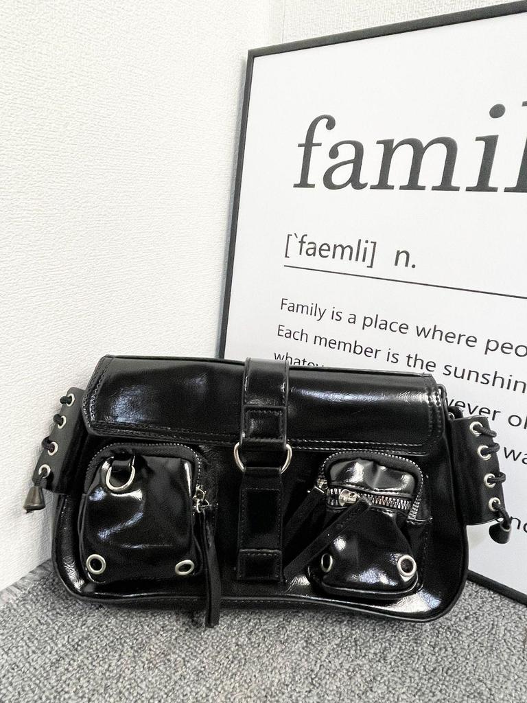 2024 Damen High-End Biker Baguette Tasche: Süßes, Cooles, Würziges Nischen-Schulter- oder Unterarm-Accessoire