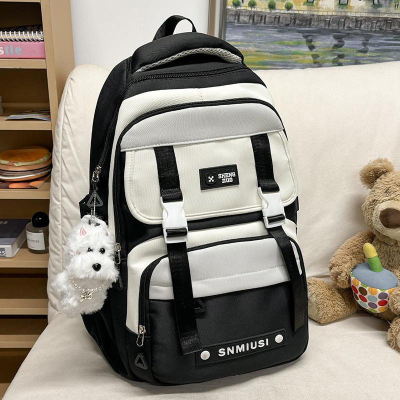 Children's Schoolbags Elementary School Girls Junior High School Color Combination High Value and Dirt Resistant Backpack