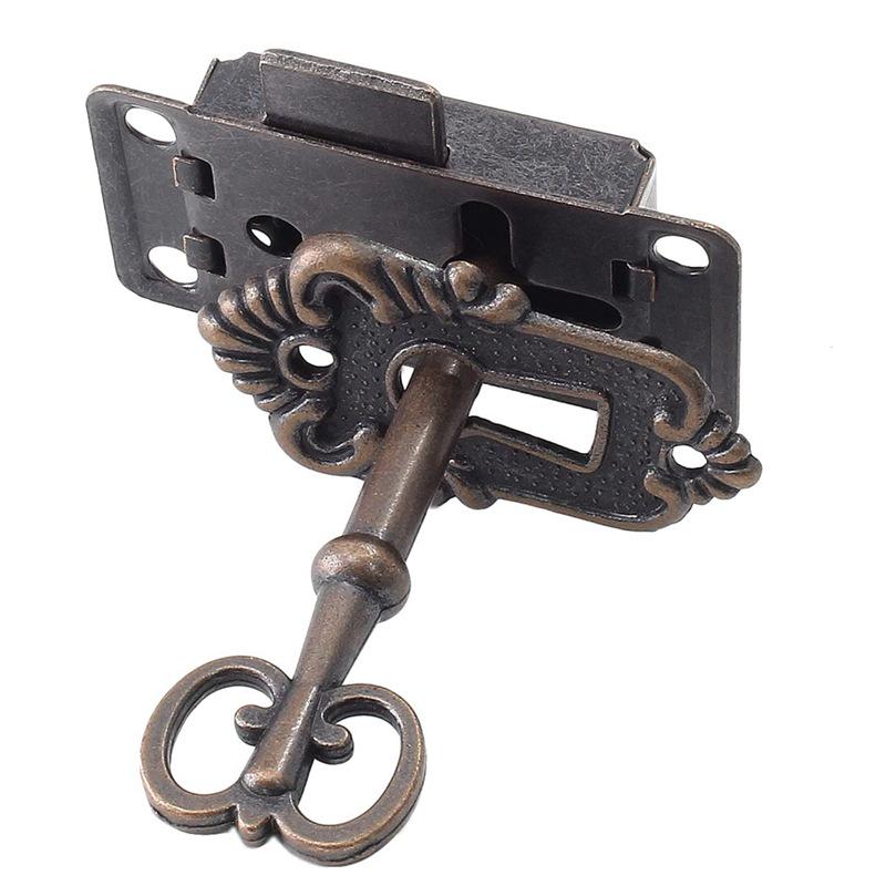 Three-Piece Craft Box Drawer Lock Set – Cabinet & Jewelry Box Alloy Hardware