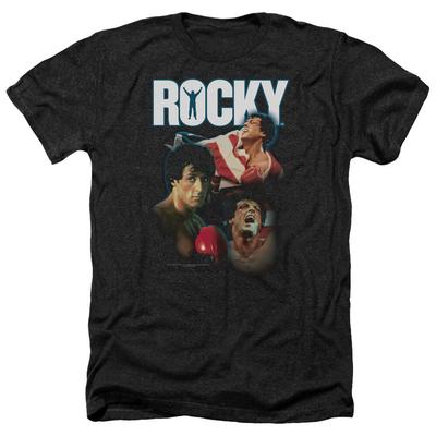 ROCKY ROCKY I DID IT Lizenziertes Heather-T-Shirt für Erwachsene Herren SM-3XL Unisex-T-Shirt