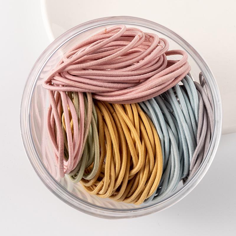 Koreanischer Stil Dünnes Haargummi: Einfaches Damen-Stirnband mit kleinem Gummiband für einen schicken Look