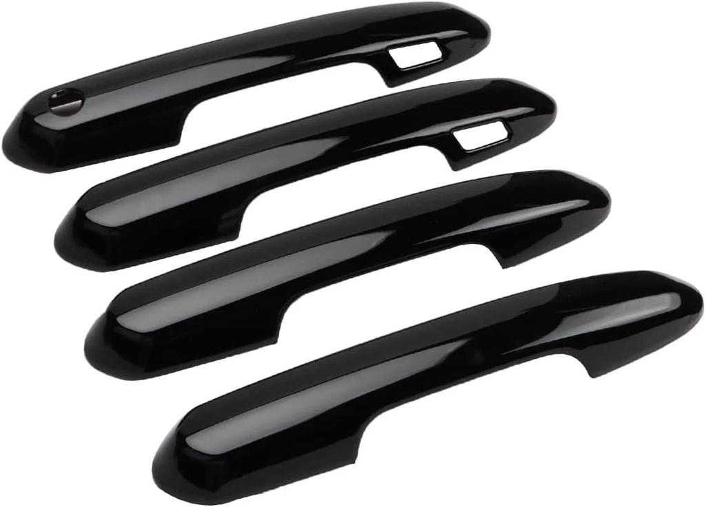 For Toyota Rav4 Rav 4 2019-2014 Car Carbon Style Black Exterior Door Handle Moulding Cover Trim Accessories Vehicle Decoration