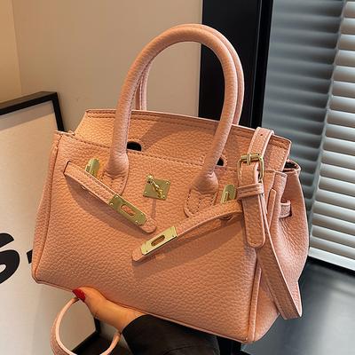 Modische tragbare Tasche mit großer Kapazität Damen 2025 neu einfache Textur hochwertig Nische Tragetasche Umhängetasche