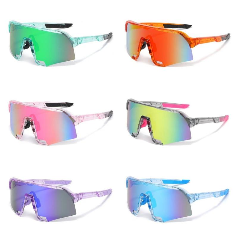 6PCS Outdoor Sports Sunglasses Cycling Windshield Glasses Fishing Driving Eyeglasses UV400 Bicycle Eyewear for Woman and Man