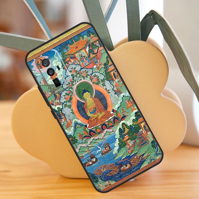 Shakyamuni Buddha Case For POCO X3 X6 F6 Pro M6 X5 F3 F5 M5s Xiaomi 13 14 Ultra 12 Lite 11T 12T 13T Pro Cover