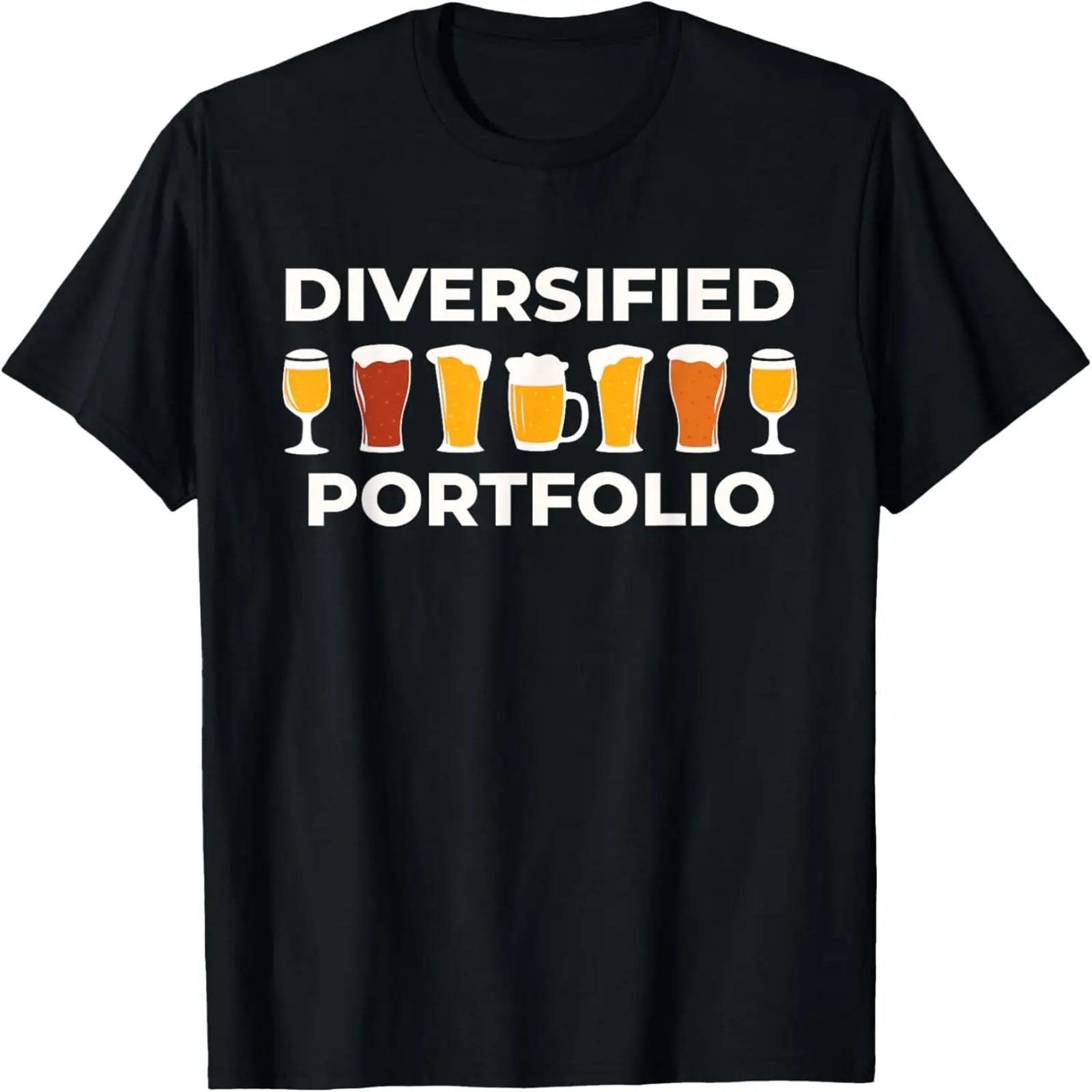 

Diversified Portfolio - Funny Beer - Investor Finance Party T-Shirt XXXXXL чорний