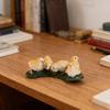 Simulatie Pluimvee Model Realistisch Kuiken Eend Gans Beeldje Miniatuur Boerderijdier Educatief Speelgoed Huis Kantoor Decoratie Ornament