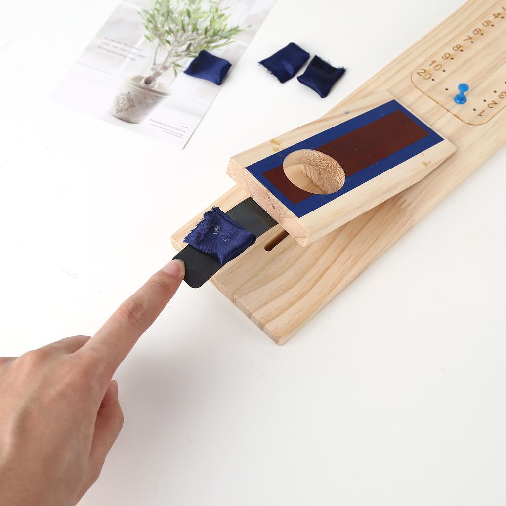 Klasické stolní sady Cornhole Mini přenosné desky Corn Hole 8 her s házením fazolí pro venkovní vnitřní rodinnou zábavu