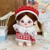 20CM Cotton Doll Rompers Cartoon Plush Doll Replacement Outfit Dress Playing House Accessories Mini Clothes