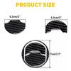 Carbon Fiber Interior Air Vent Outlet Cover Trim Fits For Ford Mustang 2015-