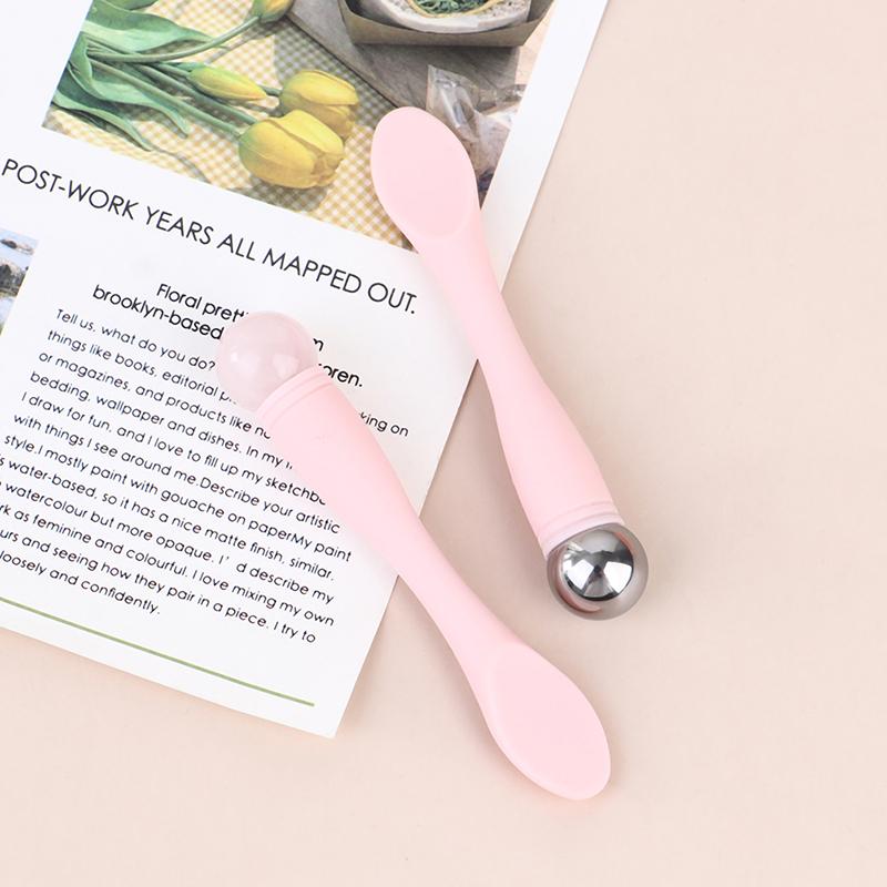 Silicone Handle Eye Cream Stick Skin Care Face Cream Spoon Massage Stick