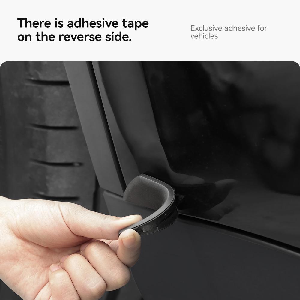 4PCS YZ For Tesla Model Y Juniper 3 Highland Car Door Corner Protective Sticker Anti-Collision PVC Strip Auto Accessories 2025