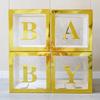 Set of 4 Baby Boxes with Letters for Wedding Baby Shower Birthday Party Decor top sale