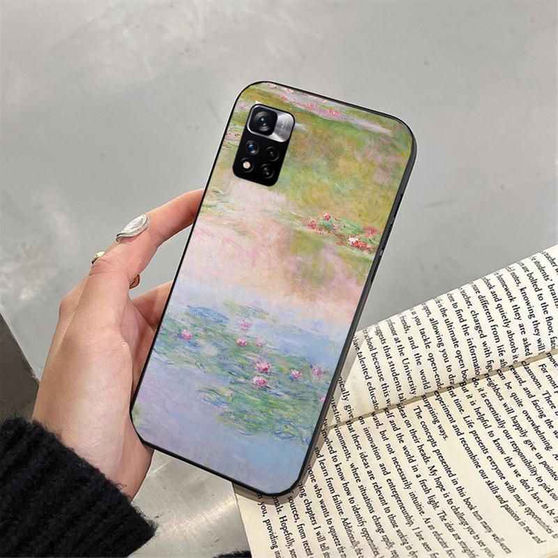 Claude Monet Garden Phone Case For Xiaomi Redmi note 13 12 Pro 11S 11 10 Pro 10S 12S Redmi 13 14C 10 13C