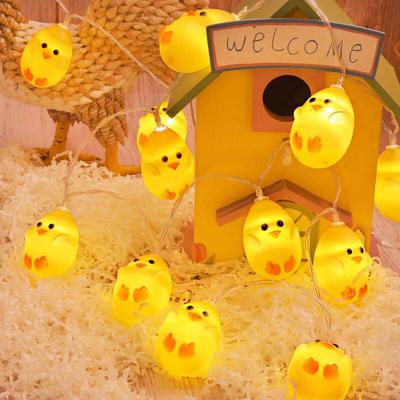 Guirlande Lumineuse Décorative LED Poussin Jaune