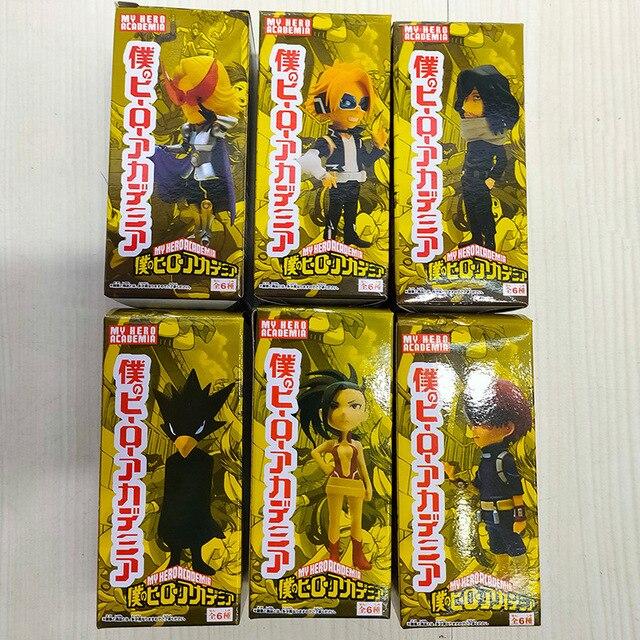 6pcs /Set Anime My Hero Academia Figure Izuku Midoriya Shouto Todorok Uraraka Bakugou Katsuk Hero Academ Pvc Action Model Toys