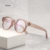 Sexy Round Eyeglasses Frames  Women Anti Blue Light Glasses Frame  Design Vintage Clear Blue Light Resistant Eyewear