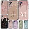 Personalised Name Slim Liquid Glitter Case For Xiaomi 14 13 11T 12T 13T Pro 12 Lite 12X POCO X3 X5 Pro X4 F4 M5 M5s F3 F5 Cover