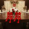 2Pcs Red 3D Xi Word Ornaments Joint Movability Chinese Wedding Decorations  Bridal Room Decor