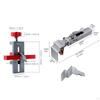 Cabinet Door Mount Hardware Jig Adjustable Compact for DIY Enthusiasts Sturdy Fixation Professional