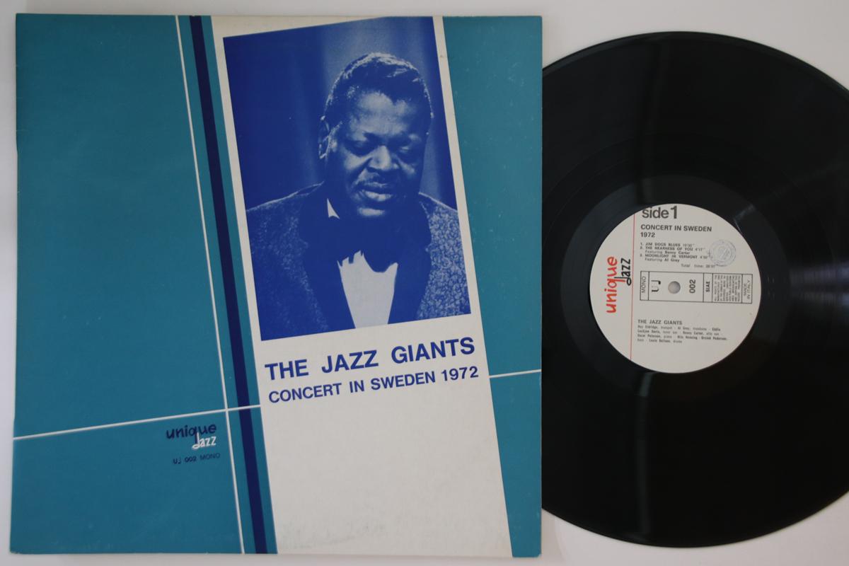 

LP Record JAZZ GIANTS - Concert In Sweden 1972 U002 UNIQUE JAZZ Italy Jazz Used