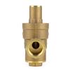 DN15 Brass Adjustable 1/2" Water Pressure Regulator Reducer With Gauge Meter