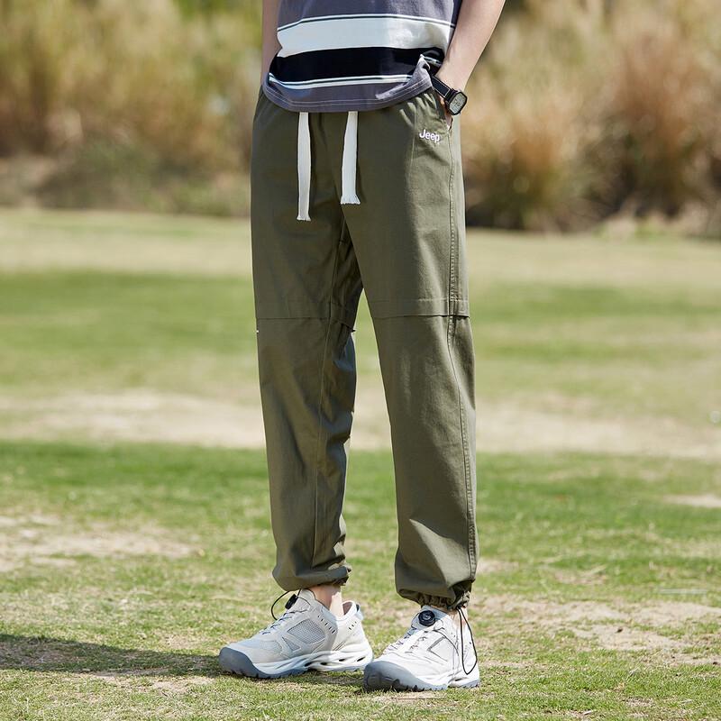JEEP Men s Loose Straight-Leg Cargo Pants 4XL