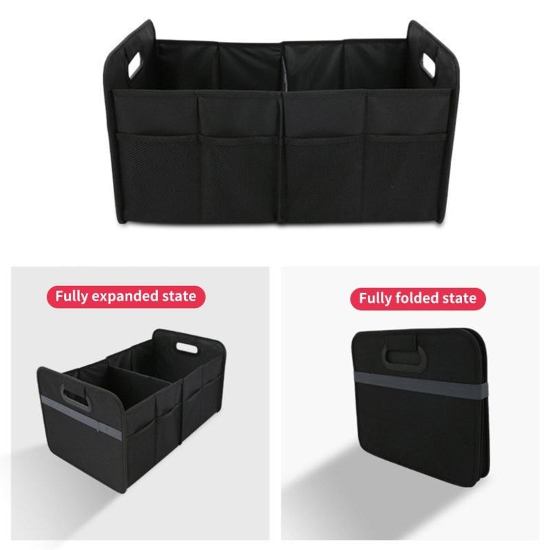 Waterproof Car Trunk Storage Organizer Foldable Box Large Capicicty for Shopping Travel Organizing Essential Accessories