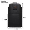 Slim Outdoor Leather Fanny Pack with Card Slots & Magnetic Buckle Phone Case