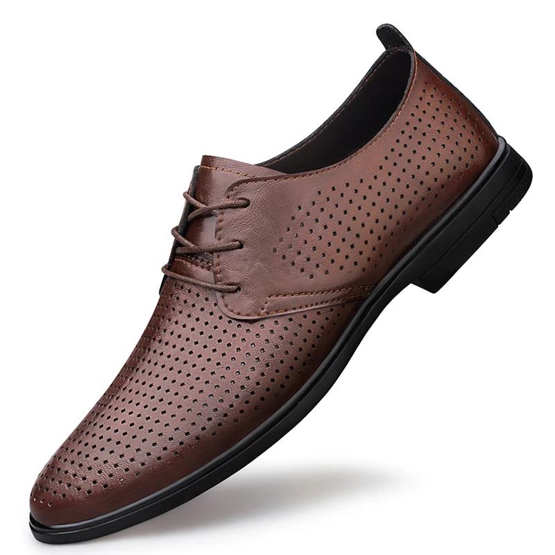 Neuer Herren Formeller Oxford Büro Schuh Mode Schnürung Lässig Flach Designer Schuhe Hohe Qualität Handgemacht Lässig Leder Business Schuh