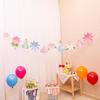 Happy Birthday Banner für die erste Party eines Babys Dekoration