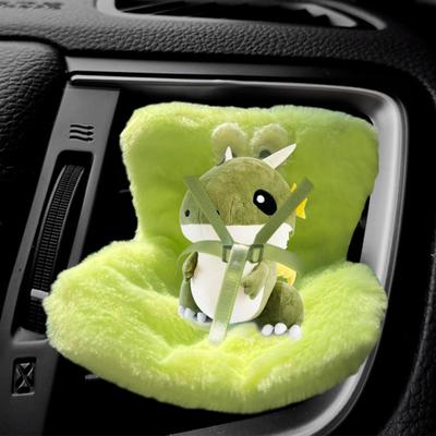 Cadeirinha de Boneca com Clipe de Ventilação para Carro, Assento de Segurança para Boneca de Mesa, Encantador Ornamento de Carro para Colecionadores e Fãs de Bonecas