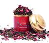 Oh Cha - Foglie di Tè all'Ibisco Con Rosa | Infuso Erboristico, 35g | Fiore di Ibisco Foglia Intera Con Foglie di Tè Verde Intere 100% Naturali, Chiodi di Garofano, Rosa P