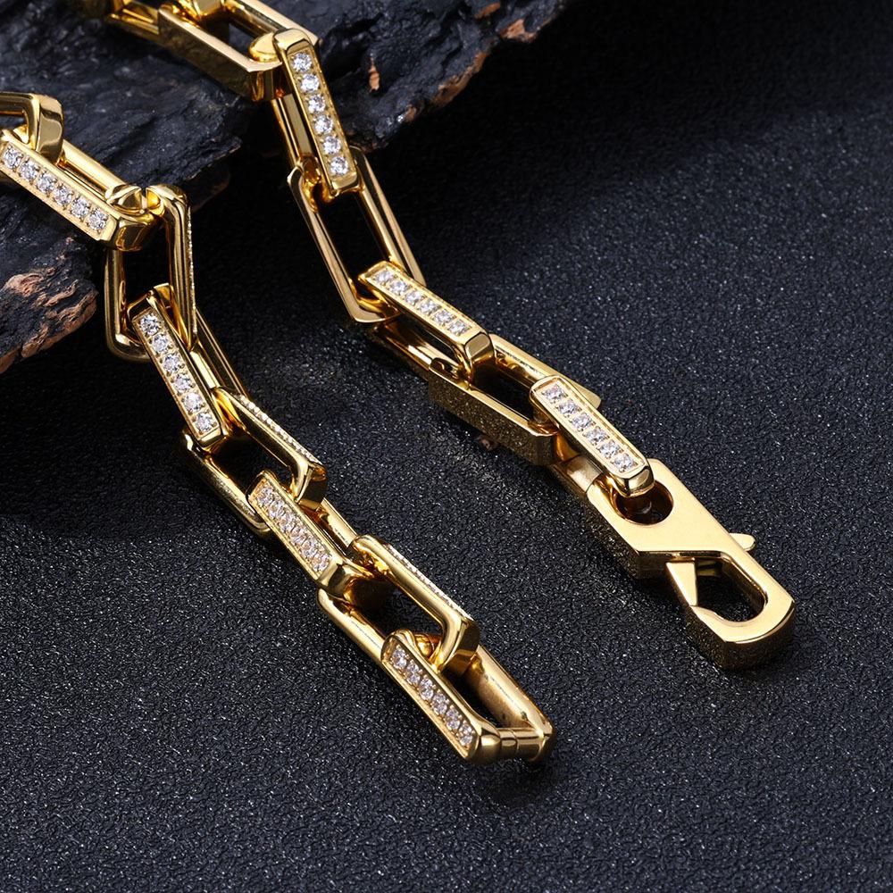 2026 Fashion High Luxury Bamboo Bracelet for Men and Women, Non-fading Titanium Steel Zircon Hip-hop Jewelry Accessories