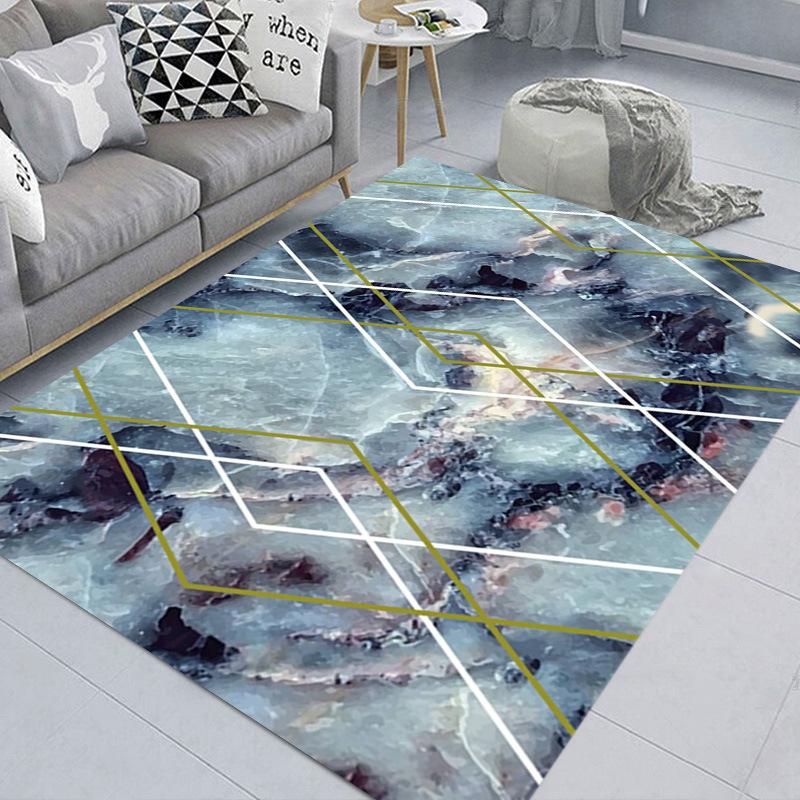 Marble Geometric Abstract Living Room Carpet Nordic Minimalist Modern Style Living Room Carpet